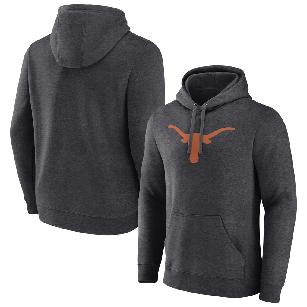 Texas Longhorns Logo Pullover Hoodie - Charcoal