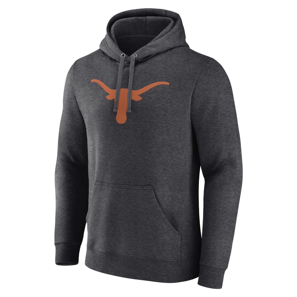 Texas Longhorns Logo Pullover Hoodie - Charcoal