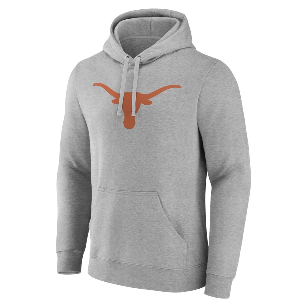 Texas Longhorns Logo Pullover Hoodie - Gray