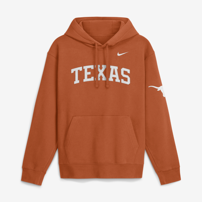  Texas Longhorns Nike 2026 Sideline Club Fleece Hoodie - Texas Orange