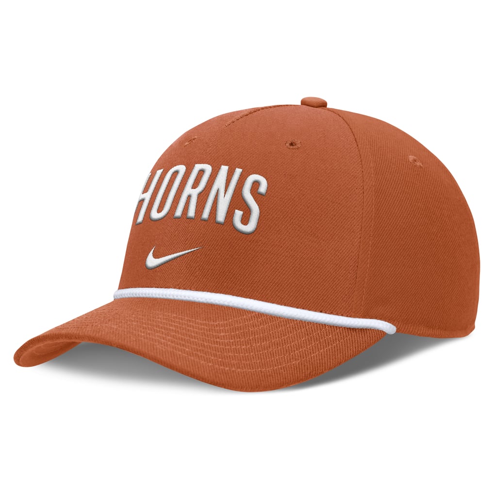 Texas Longhorns Nike Rise Campus Adjustable Hat - Texas Orange