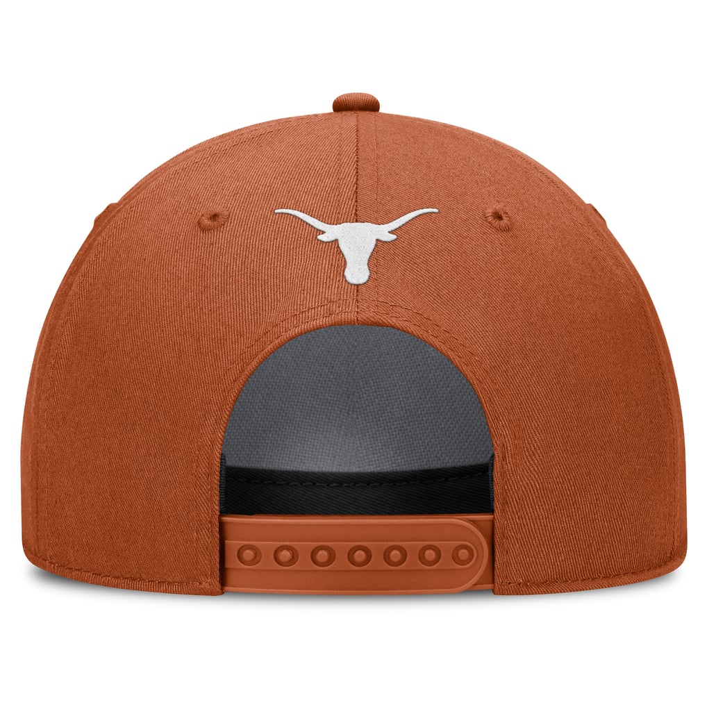 Texas Longhorns Nike Rise Campus Adjustable Hat - Texas Orange