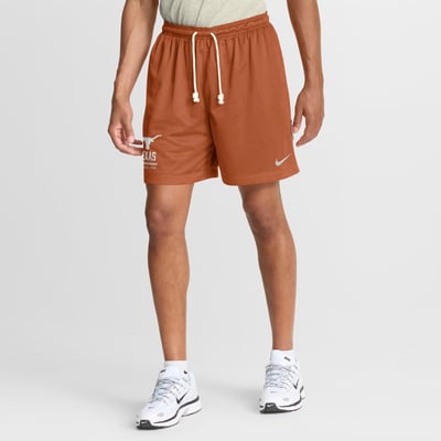 Texas Longhorns Nike 2026 Sideline Standard Issue Reversible Dri-FIT Shorts - Texas Orange/Anthracite
