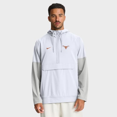 Texas Longhorns Nike Anorak Half-Zip Hoodie Jacket - White
