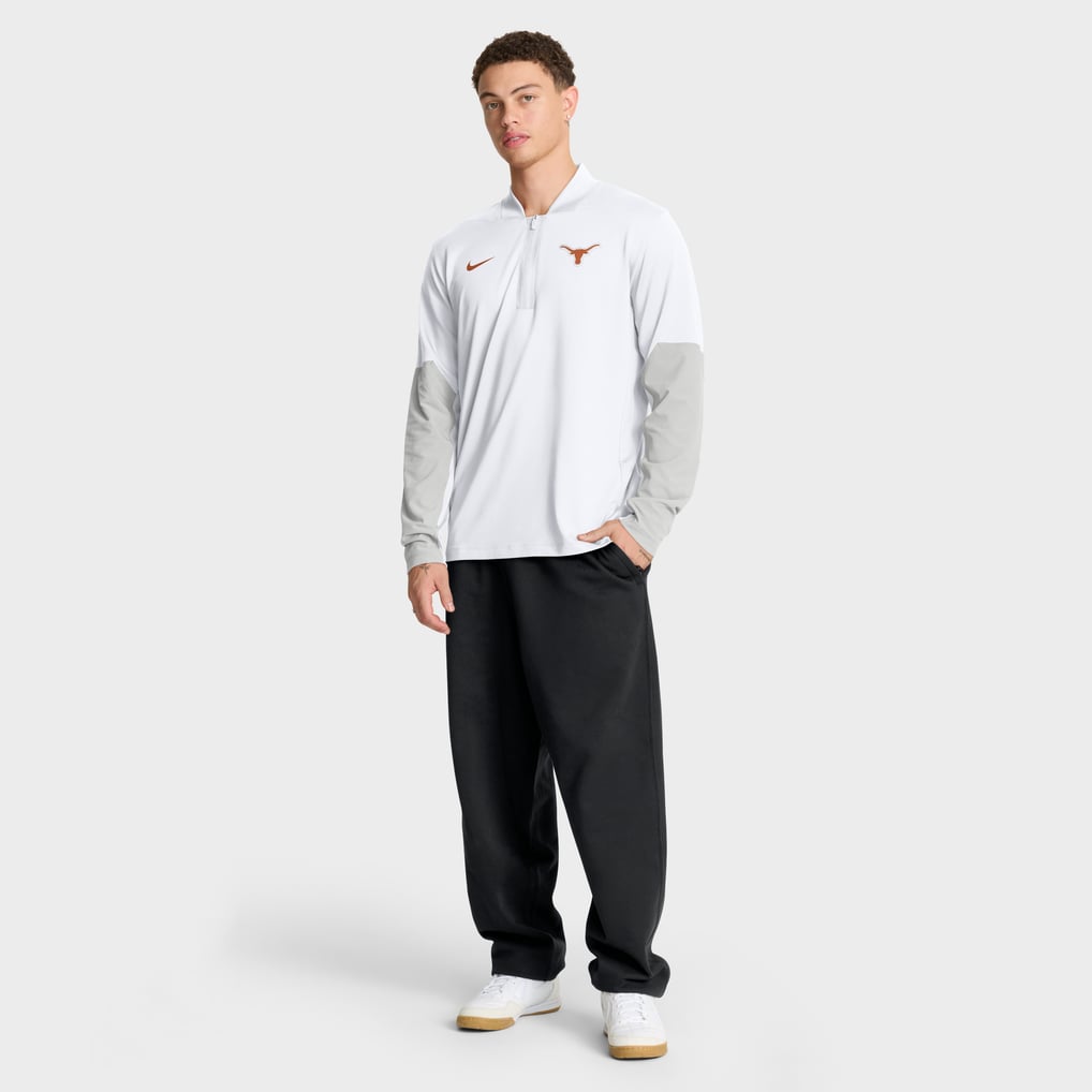 Texas Longhorns Nike One Goal Performance Half-Zip Pullover - White