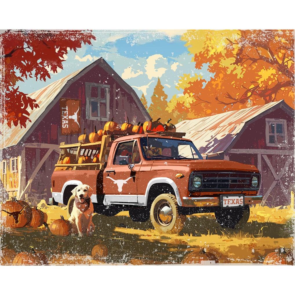 Texas Longhorns 12" x 11" Four Seasons LED Light Box