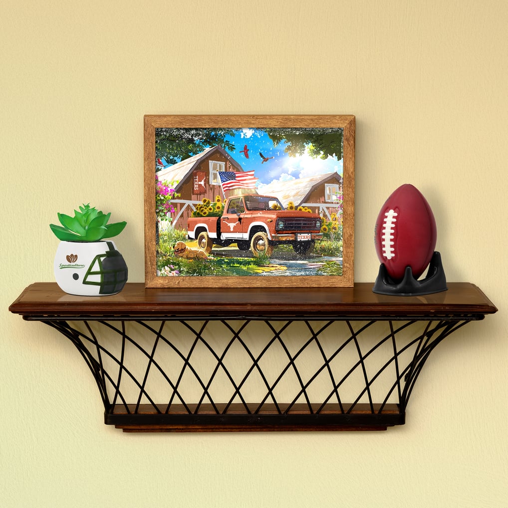 Texas Longhorns 12" x 11" Four Seasons LED Light Box
