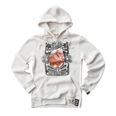 Roots of Fight x Texas Longhorns x Earl Campbell Unisex Texas Tornado Tri-Blend Hoodie - White