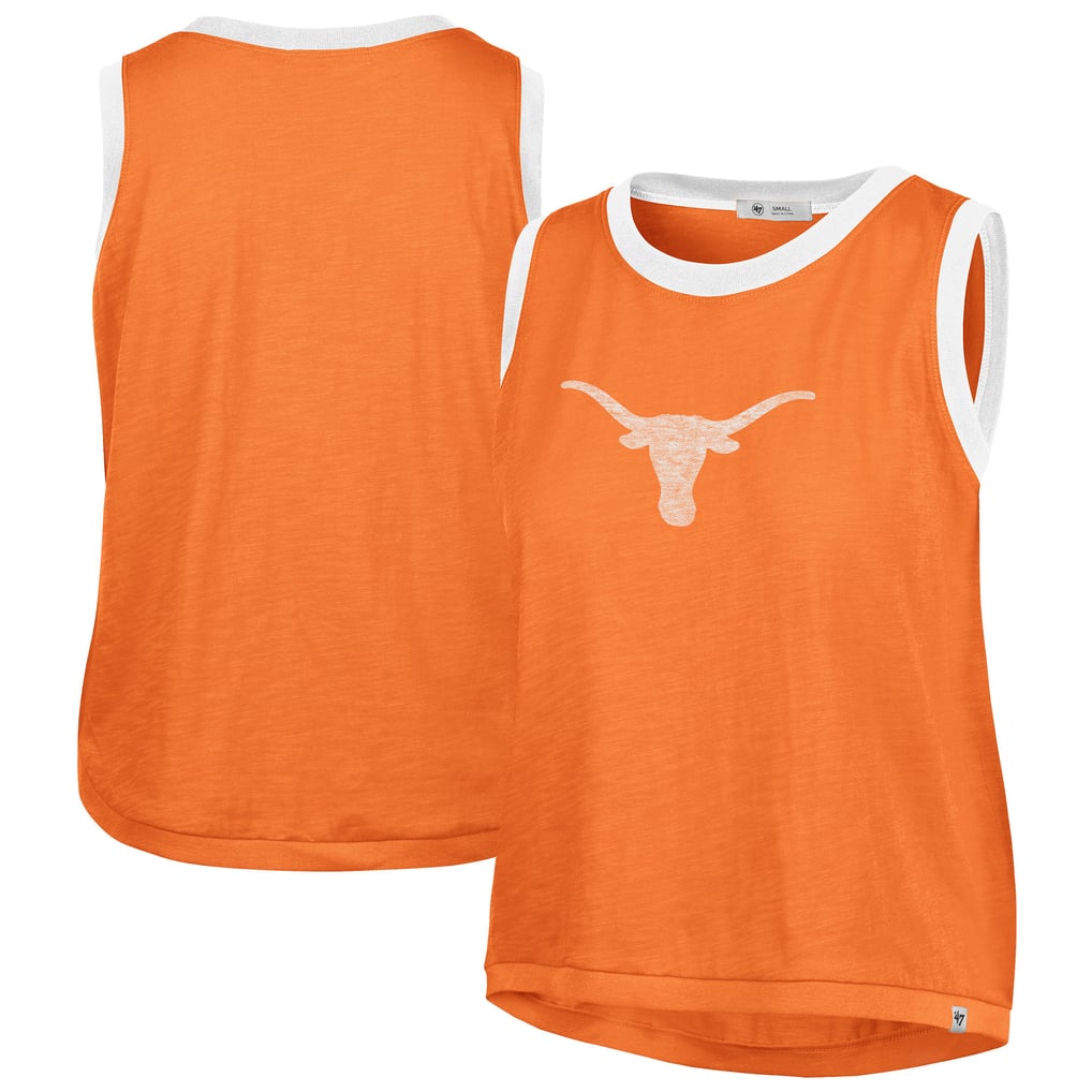 Texas Longhorns '47 Women's Premier Ringer Tank Top - Texas Orange