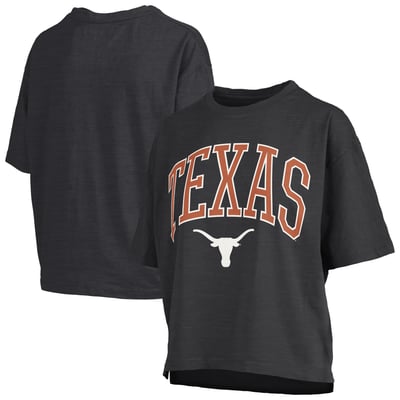  Texas Longhorns Pressbox Women's Nelson T-Shirt - Black