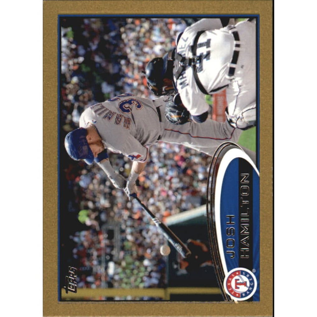 2012 Topps Mini Gold #300 Josh Hamilton