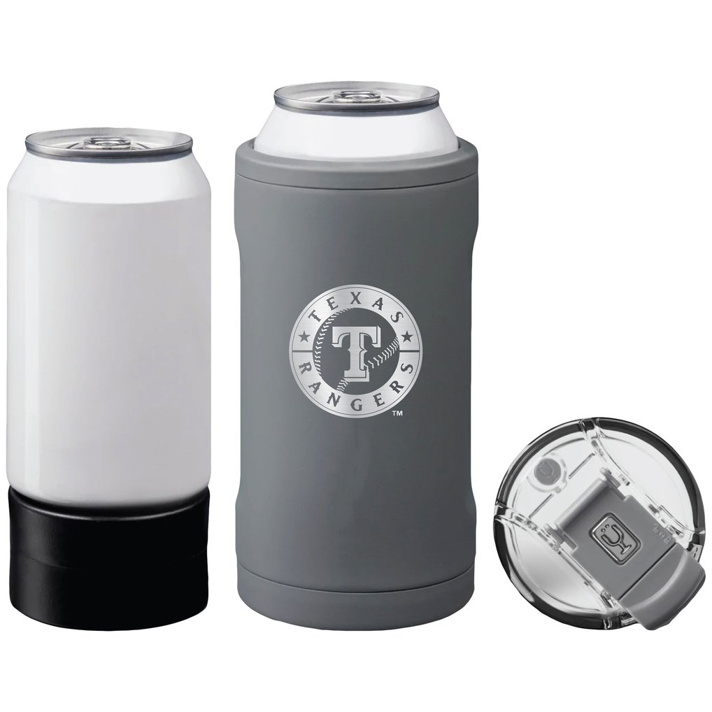  Texas Rangers BruMate Primary Logo Hopsulator Trio Can Cooler