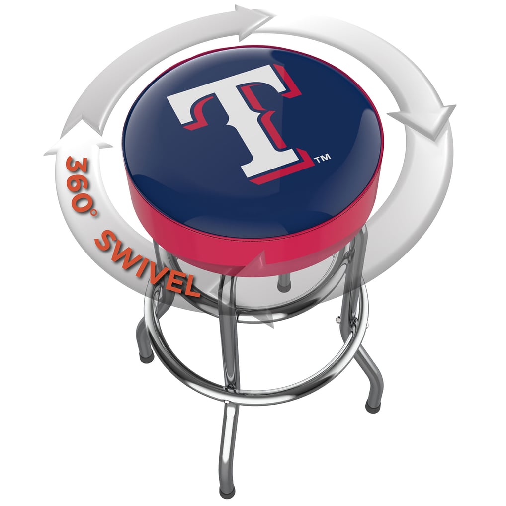  Texas Rangers Imperial Team Chrome Bar Stool