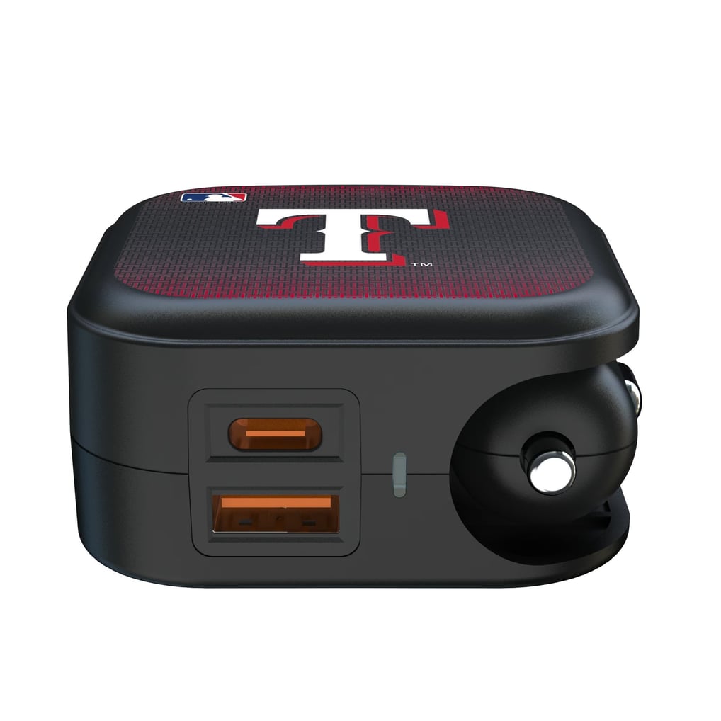Texas Rangers Keyscaper 2-in-1 USB A/C Charger