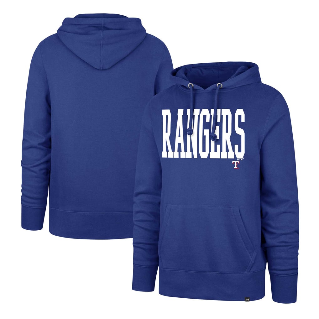 Texas Rangers '47 Dime Headline Pullover Hoodie - Royal