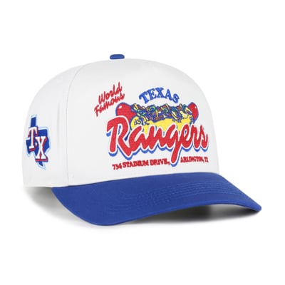 Texas Rangers '47 Glizzy Collection Hitch Adjustable Hat - White/Royal