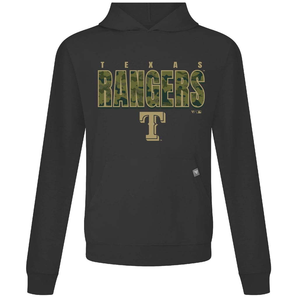  Texas Rangers Levelwear Relay Protect Pullover Hoodie - Black