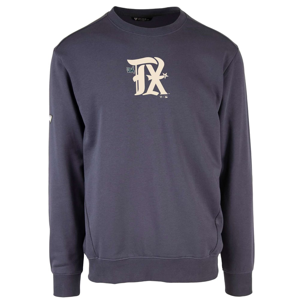 Texas Rangers Levelwear City Connect Zane Core Logo Pullover Sweatshirt - Navy