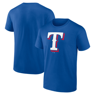 Texas Rangers Logo Athletic Official Logo T-Shirt - Royal