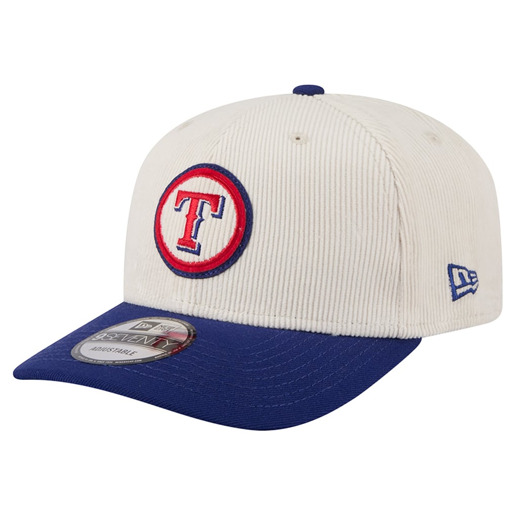  Texas Rangers New Era Loyal 9SEVENTY Adjustable Hat - Cream