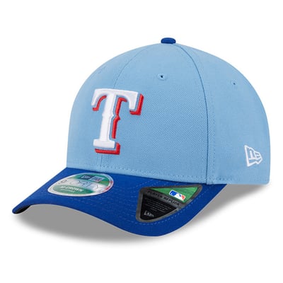  Texas Rangers New Era Player Replica 9FORTY Adjustable Hat - Light Blue