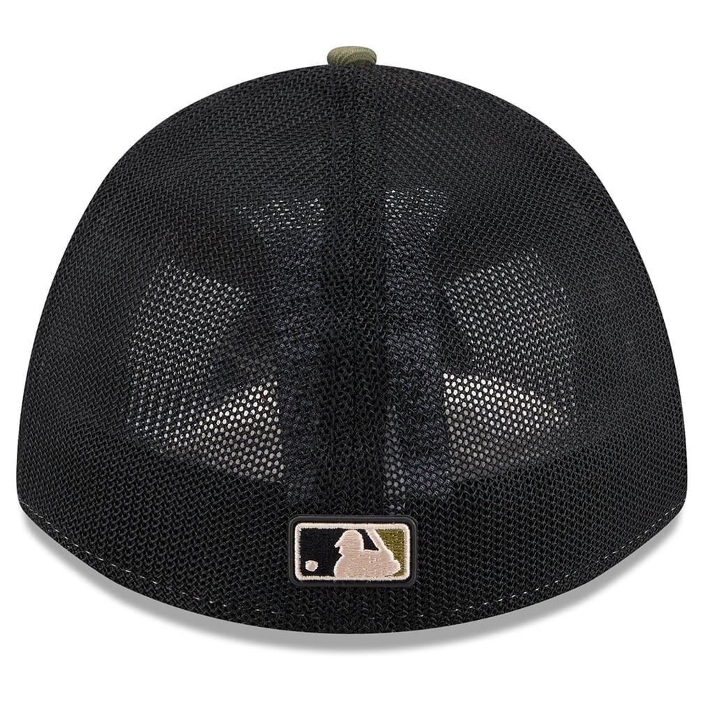  Texas Rangers New Era 2026 Armed Forces Day 39THIRTY M-Crown Flex Hat - Olive