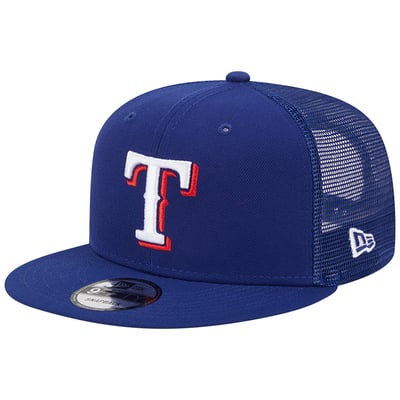 Texas Rangers New Era Team Color Trucker 9FIFTY Snapback Hat - Royal