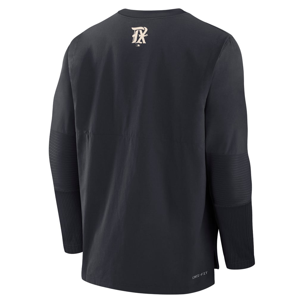 Texas Rangers Nike 2025 City Connect Authentic Collection Player Dri-FIT Lightweight Pullover - Black