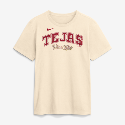Texas Rangers Nike 2026 City Connect Wordmark T-Shirt - Cream