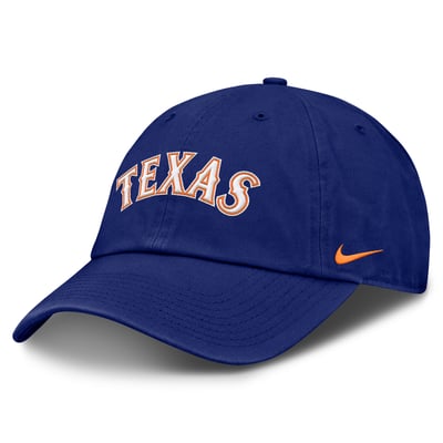 Texas Rangers Nike Club Adjustable Hat - Deep Royal