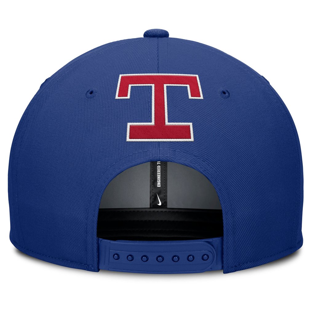 Texas Rangers Nike Pro Performance Snapback Hat - Gray/Royal