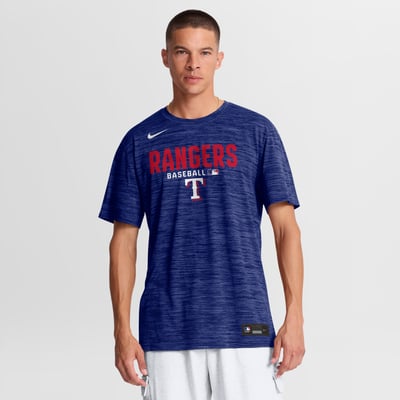 Texas Rangers Nike Authentic Collection Velocity Dri-FIT T-Shirt - Royal