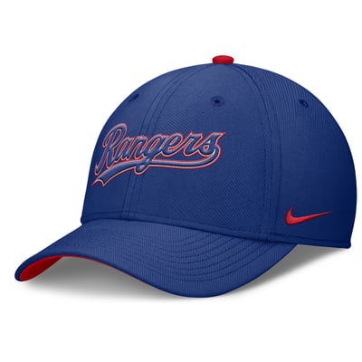 Texas Rangers Nike Primetime Rise Dri-FIT Flex Hat - Royal
