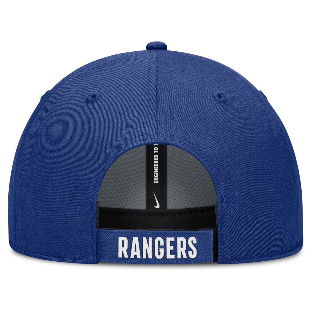 Texas Rangers Nike Club Performance Adjustable Hat - White/Royal