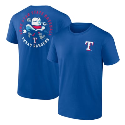 Texas Rangers Hometown Collection 10 Gallon Baseball T-Shirt - Royal