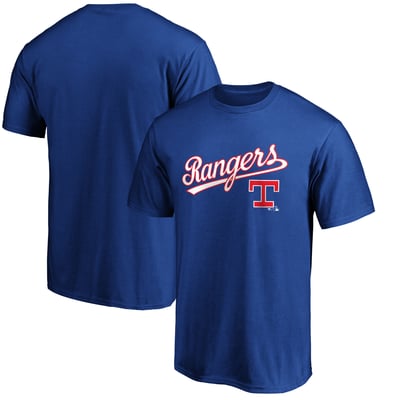 Texas Rangers Team Cooperstown Collection Wahconah T-Shirt - Royal