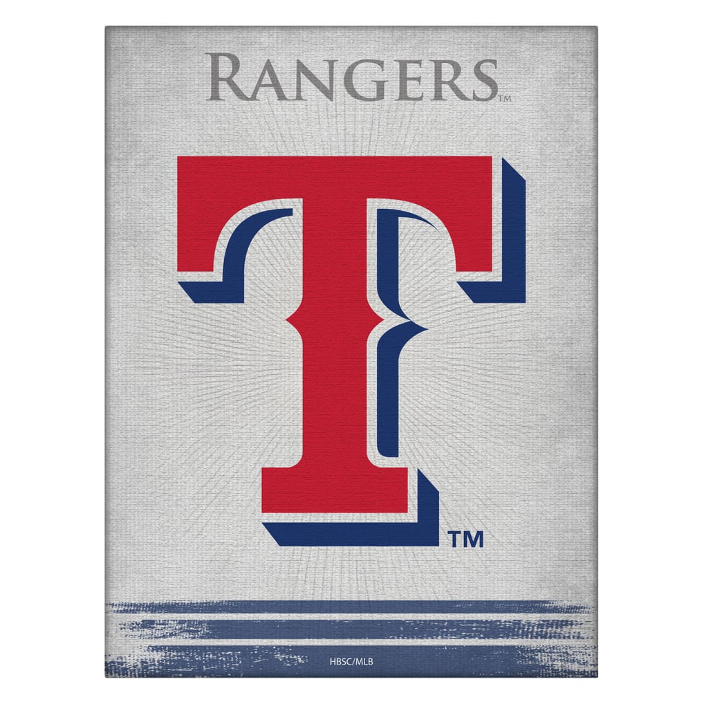 Texas Rangers 24" x 32" Splash Canvas Wall Art