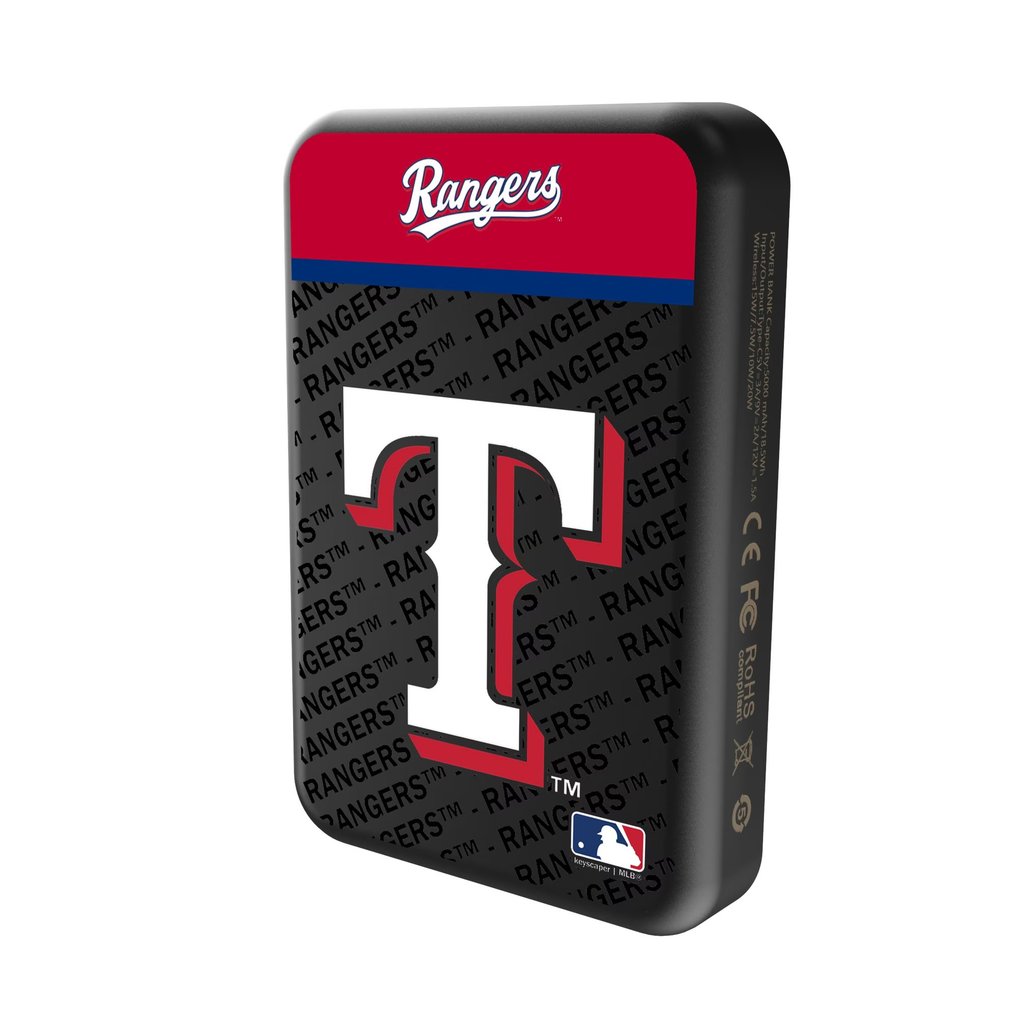 Texas Rangers Endzone Plus Wireless Power Bank