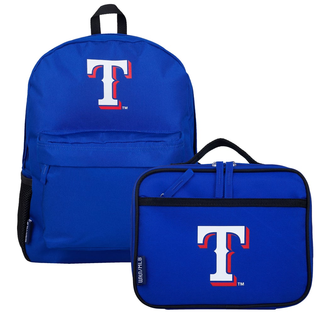  Texas Rangers Wildkin Lunch Box & Backpack 2-Piece Set