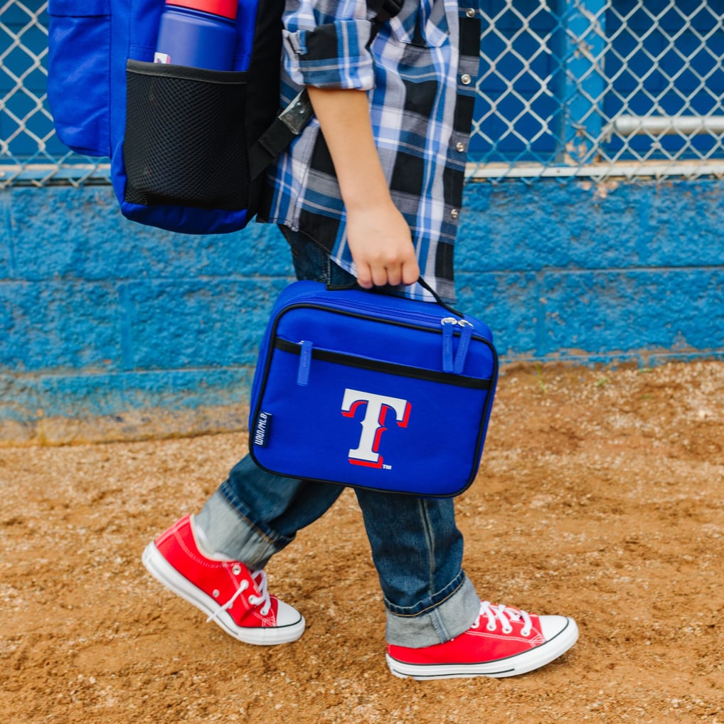  Texas Rangers Wildkin Lunch Box & Backpack 2-Piece Set