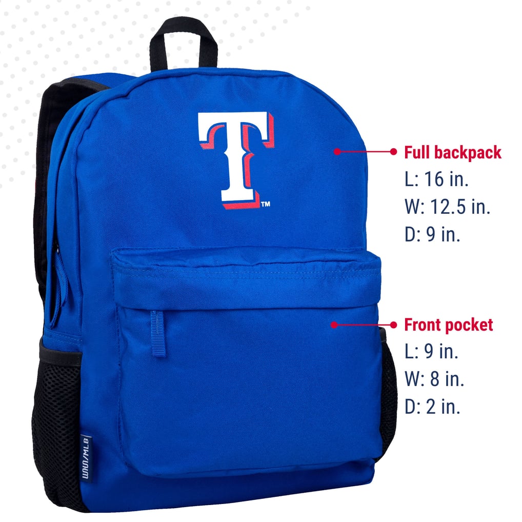 Texas Rangers Wildkin Lunch Box & Backpack 2-Piece Set