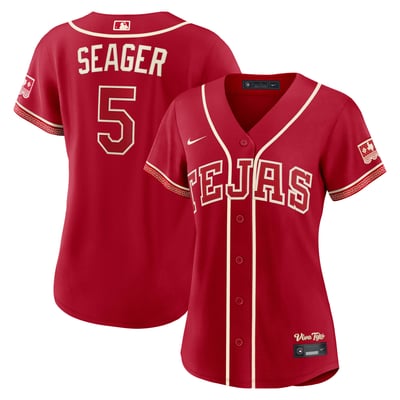 Corey Seager Texas Rangers Nike Women's 2026 City Connect Stadium Jersey - Red