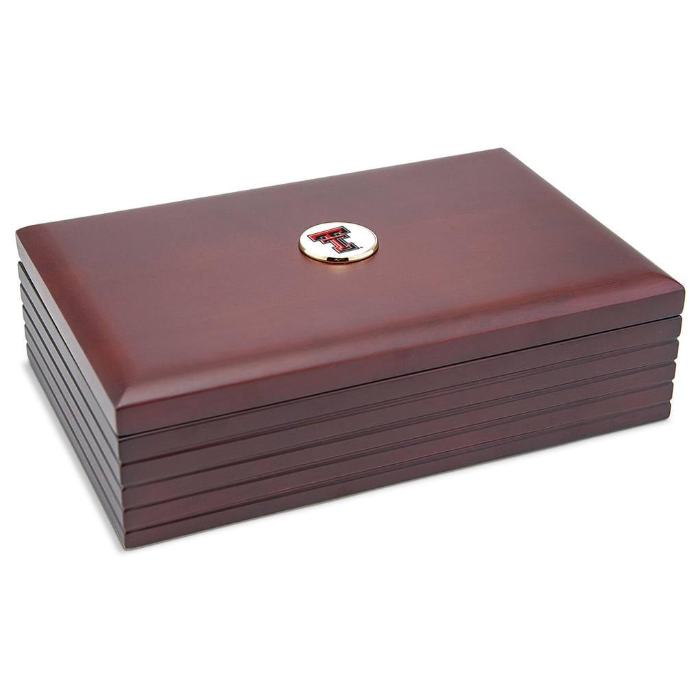  Texas Tech Red Raiders 6'' x 9'' Rosewood Desk Box