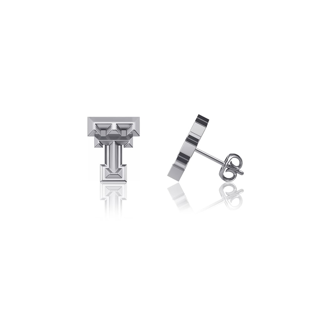 Texas Tech Red Raiders Dayna Designs Team Logo Silver Post Earrings