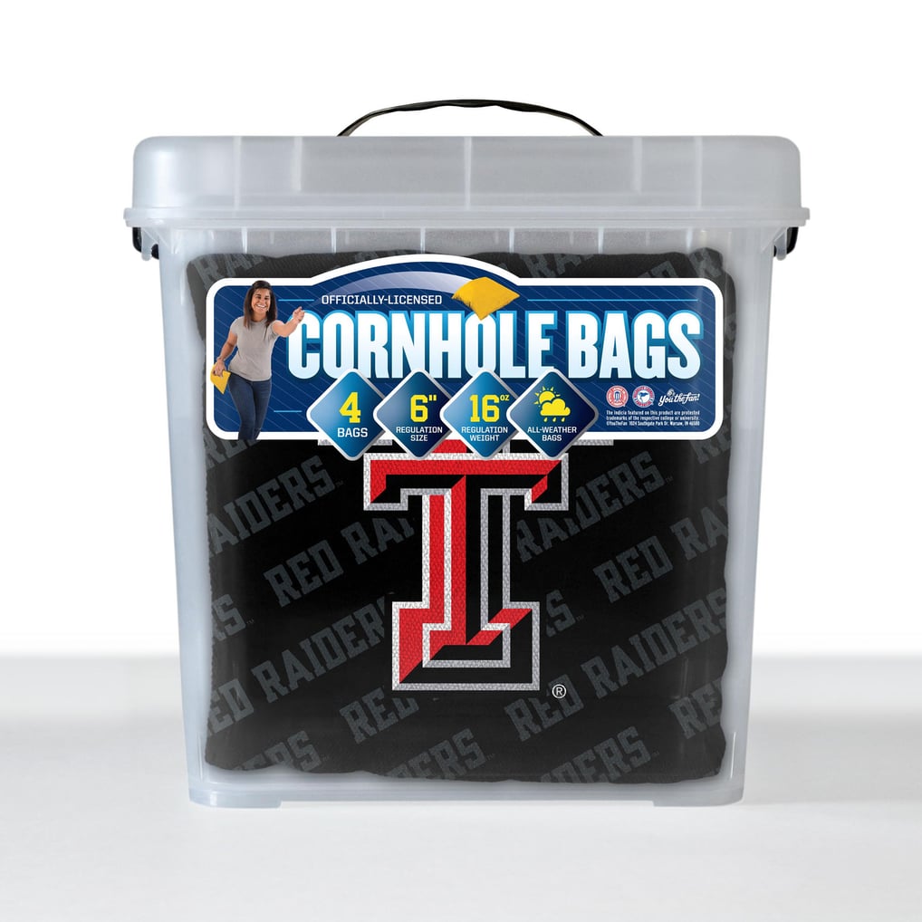 Texas Tech Red Raiders IDNA Four-Piece Cornhole Bag Set
