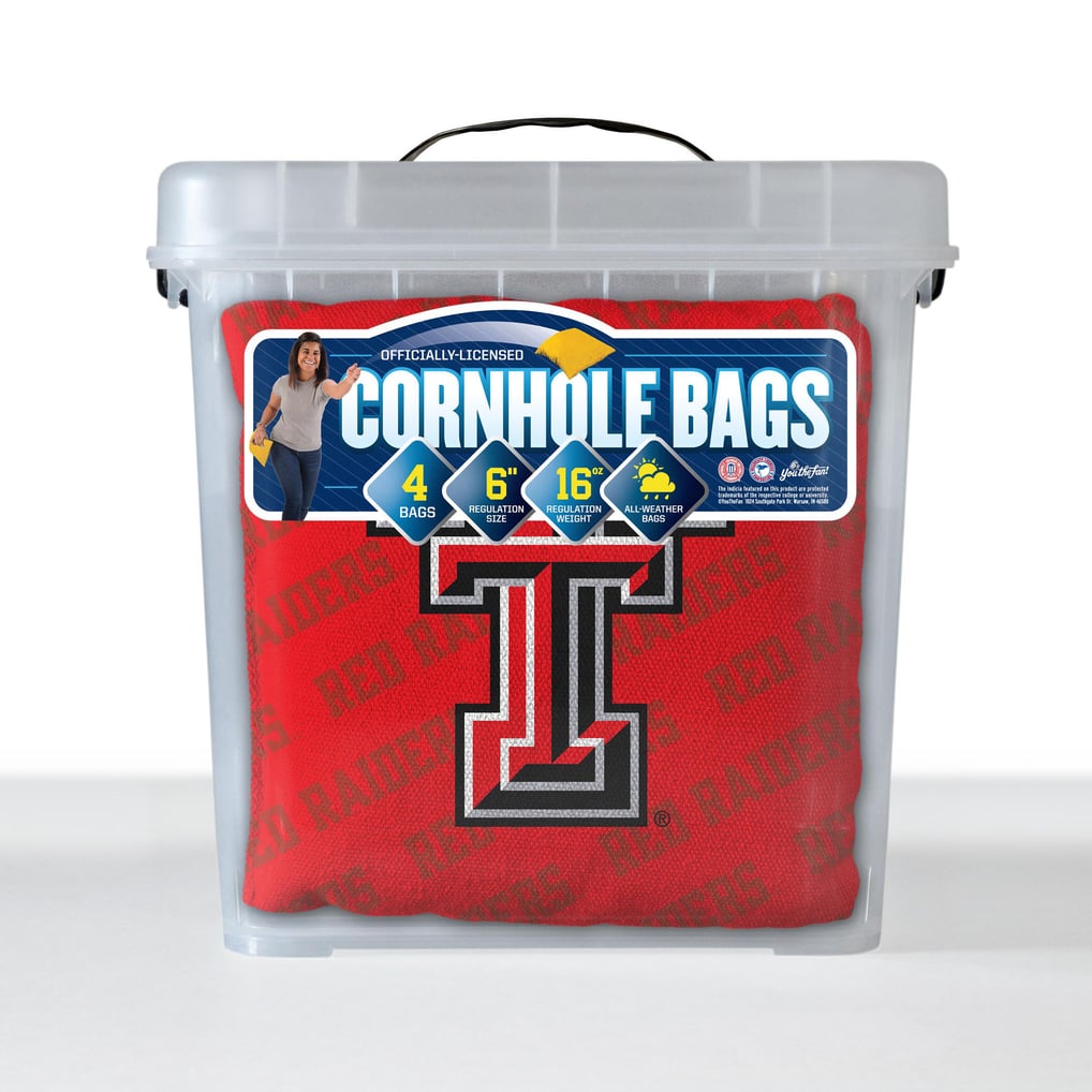Texas Tech Red Raiders IDNA Four-Piece Cornhole Bag Set
