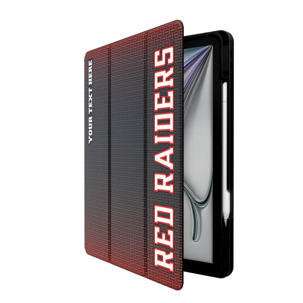 Texas Tech Red Raiders Keyscaper Personalized Linen iPad Tablet Case