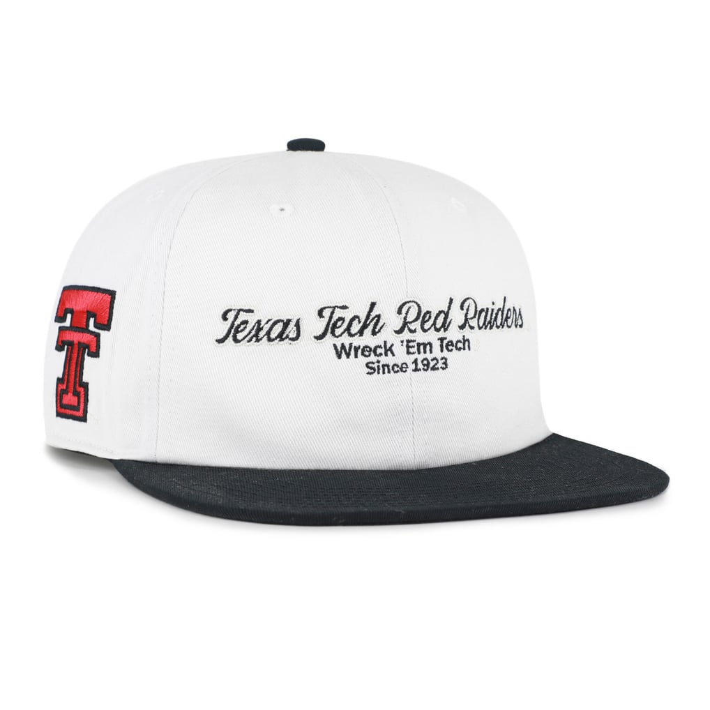 Texas Tech Red Raiders '47 Script Stack Relaxed Captain Adjustable Hat - White/Red