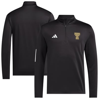 Texas Tech Red Raiders adidas Half-Zip Golf Jacket - Black
