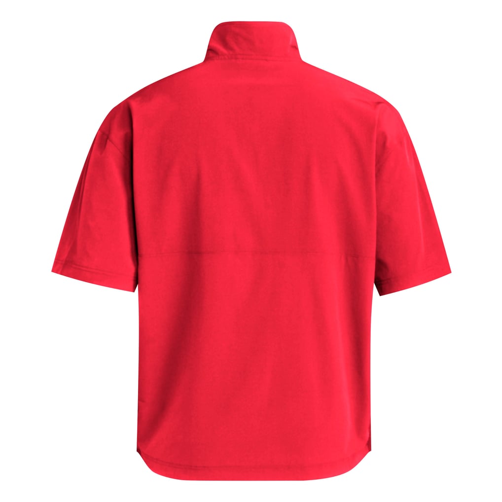  Texas Tech Red Raiders adidas Woven Quarter-Zip Short Sleeve Pullover - Red
